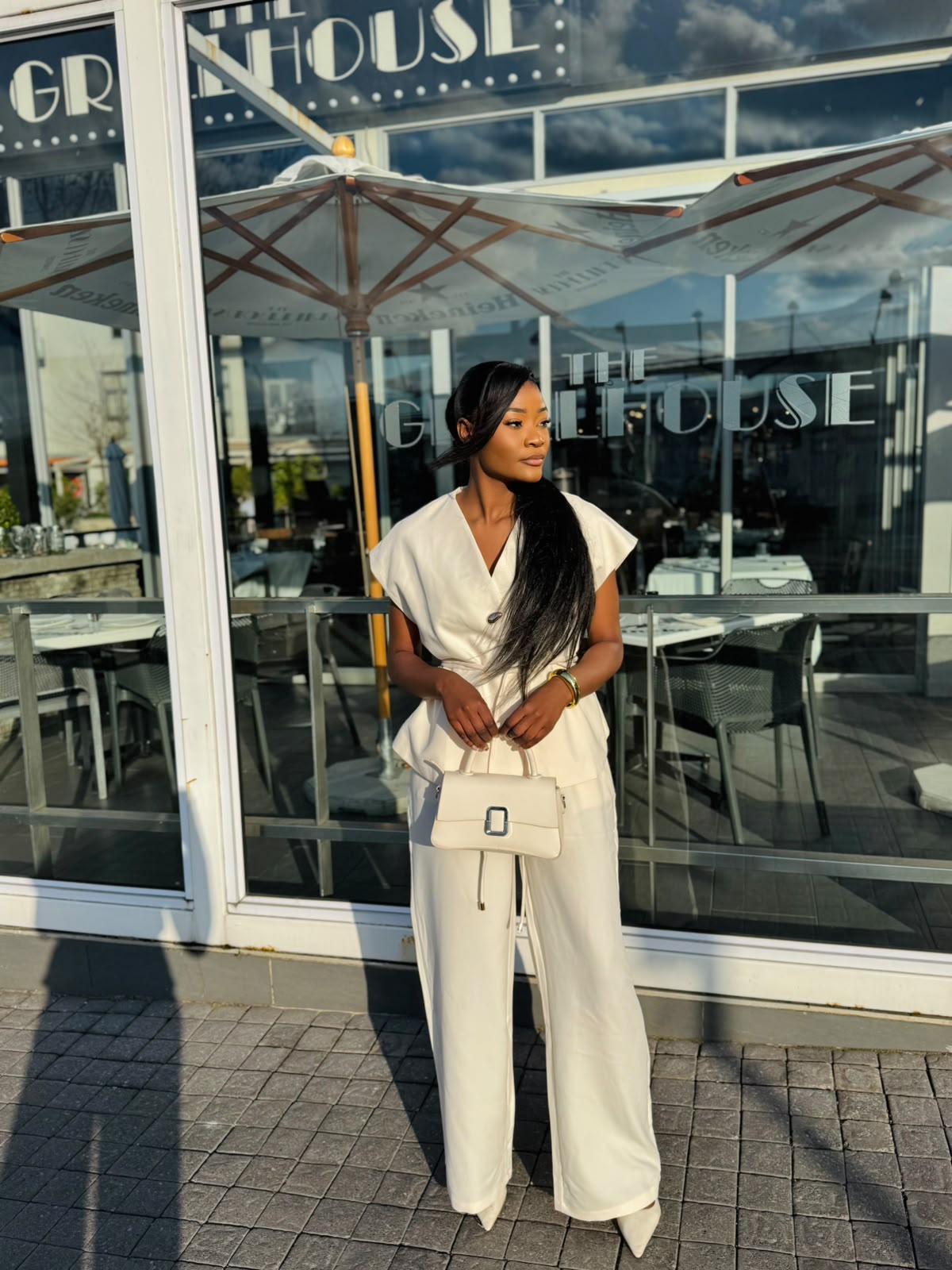 Cream Two-Piece Set